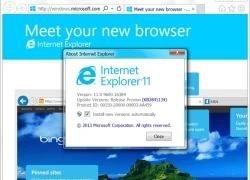 IE 11 cho Windows 7 có phiên bản mới