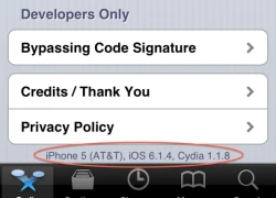 iPhone 5 sử dụng iOS 6.1.4 đã có thể Jailbreak