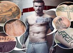 Khám phá&#8230; 34 hình xăm của Beckham