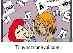 Truyện tranh vui 18 + : Không nói đc thì viết