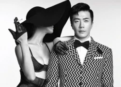 Kwon Sang Woo sexy với áo trong suốt bên người mẫu nội y