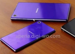 Lộ diện Xperia Z1 mini màu tím với camera 20,7 megapixel