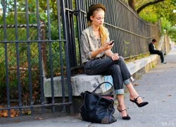 &#8220;Lóa mắt&#8221; với muôn vẻ street style tại New York Fashion Week