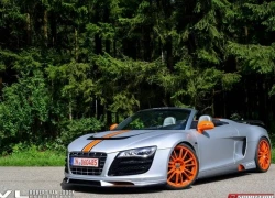 Một chiếc Audi R8 V10 Spyder đẹp và mạnh mẽ hơn