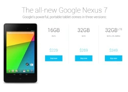 Nexus 7 2013 phiên bản có 4G LTE bắt đầu bán