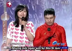 Ngập nước mắt vì chuyện tình cảm động trong China's Got Talent