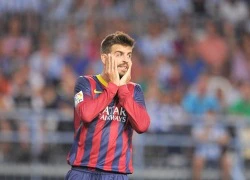 Pique lên Twitter nói xấu Real: Barca lên tiếng "bảo ban" Pique