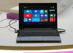 Satellite NB15t: Laptop cảm ứng Windows 8 giá rẻ của Toshiba