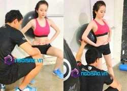 Sau scandal, Angela Phương Trinh tập luyện giữ dáng thon gọn