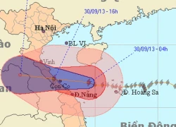 Siêu bão Wutip áp sát bờ biển Hà Tĩnh - Huế