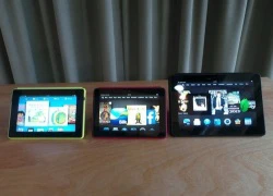 So cấu hình Kindle Fire HDX với iPad Mini