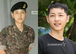 Song Joong Ki mất gương mặt baby sau 1 tháng nhập ngũ