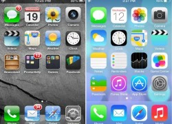 Sự khác biệt về giao diện giữa iOS 7 và iOS 6