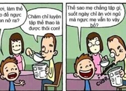 Truyện tranh vui : Thể dục là tốt nhất