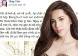 Thủy Tiên lo lắng khi xa con để "bay show"