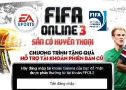 VED chính thức tặng quà hỗ trợ game thủ FIFA Online 2