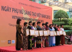 30 ý tưởng được tôn vinh trong Ngày Phụ nữ sáng tạo Việt Nam 2013