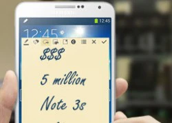 5 triệu chiếc Galaxy Note 3 đã được bán hết trong tháng đầu tiên