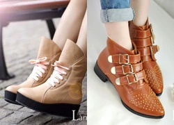 'Ankle boots' ấn tượng mùa thu đông