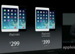 Apple công bố iPad mini 2 với màn hình Retina, giá từ 399 USD