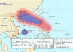 Bão mạnh cấp 14 đang hoạt động trên biển Đông