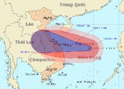 Bão số 11 mạnh cấp 15 cách Hoàng Sa 260 km