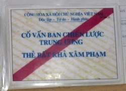 Bắt kẻ dùng thẻ "Bất khả xâm phạm" cầm đầu tổ chức lừa đảo Hoa Mai Hội