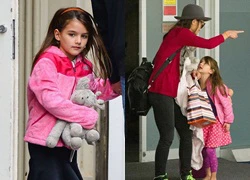 Bé Suri Cruise &#8220;cãi nhau&#8221; với mẹ giữa sân bay