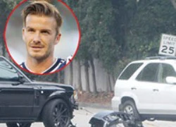 Beckham gây tai nạn khi đang chở Brooklyn