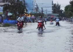 Biển động, thủy triều ở mức cao