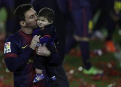 Cao hứng, Messi sáng tác bài hát tặng con trai