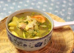 [Chế biến] - Canh nghêu nấu thì là