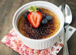 [Chế biến] - Creme brulee vị trà xanh