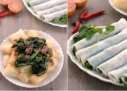 [Chế biến] &#8211; Phở chiên phồng và phở cuốn