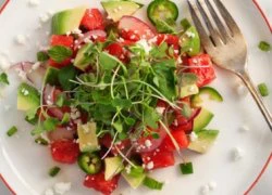 [Chế biến] - Salad bơ, dưa hấu