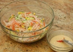 [Chế biến] - Salad cua với sốt mayonnaise