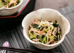 [Chế biến] - Salad dưa leo kiểu Nhật