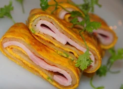 [Chế biến] &#8211; Trứng chiên cuộn jambon