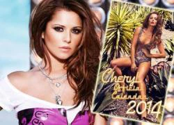 Cheryl Cole gợi cảm khó cưỡng trong bộ lịch 2014