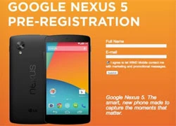 Chi tiết phần cứng Nexus 5 bị rò rỉ trước khi Google công bố