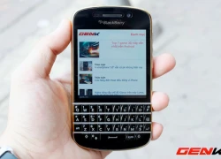 Chiêm ngưỡng BlackBerry Q10 mạ vàng tại Việt Nam