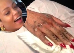 Clip cận cảnh quá trình xăm đau đớn bằng dùi đục của Rihanna