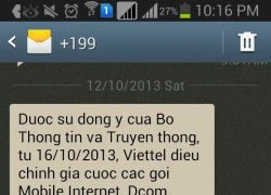 Có gói cước 3G tăng giá 230%?