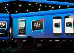 Dịch vụ nhắn tin BBM có mặt trên iOS và Android