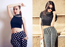 Đốt cháy ánh nhìn bằng vòng eo con kiến với croptop