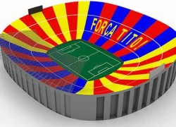 Fan Barcelona nhuộm vàng sân Nou Camp để tri ân Tito Vilanova