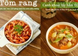 Gợi ý menu ăn trong nhiều bữa mà không chán