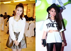 Hot girl Sài thành ghi điểm với style siêu cá tính