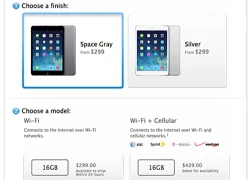 iPad Mini đời đầu giảm giá và đổi tùy chọn màu sắc