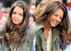 Katie Holmes lại lộ thêm nhiều tóc bạc dưới phố